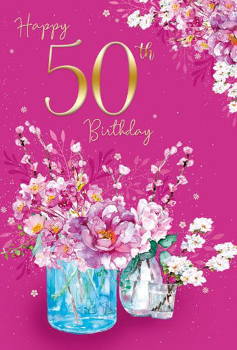 Picture of HAPPY 50TH BIRTHDAY CARD